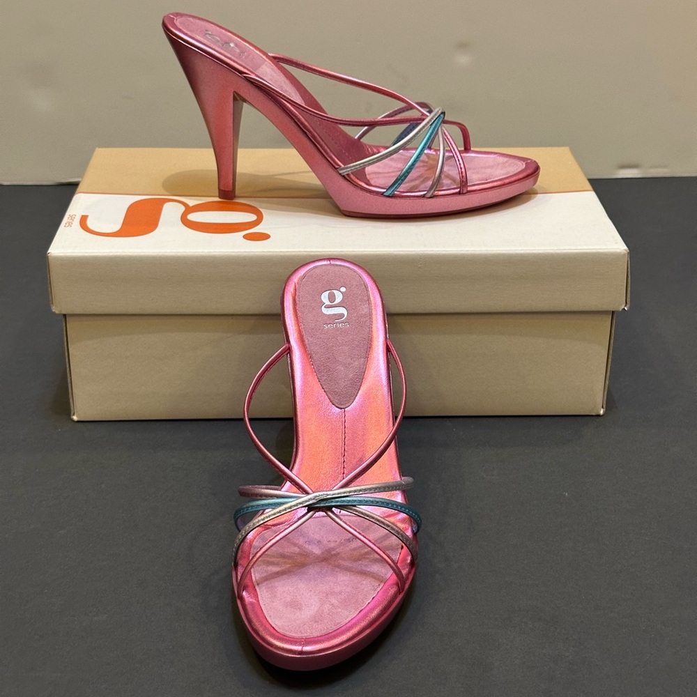 NWT Cole Haan x Nike Lab - G Series Pink Barbie Strappy Heels